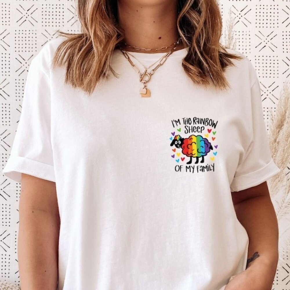 LGBTQ Pride Rainbow Graphic T Shirt